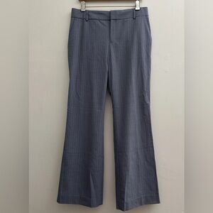 Banana Republic women Pants sz 10 Martin Fit Stretch Trousers wool blend Striped